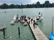 Verschnaufspause im Ferienkurs direkt am Vereinssteg