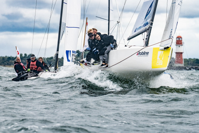 Michi, Ben, Kilian und Henrik Warnemünde | Foto: Wehrmann/DSBL