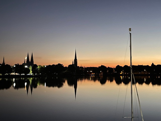 Blick auf die Wakenitz vom Clubhaus des LYC | Foto: Jan Stemmler