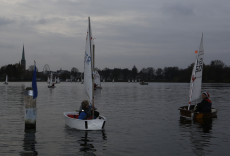 Eisarsch 2022 - 55 Teilnehmer gingen zur 54. Auflage des Eisarsch auf der Wakenitz an den Start. | Foto: Udo Ott / LYC