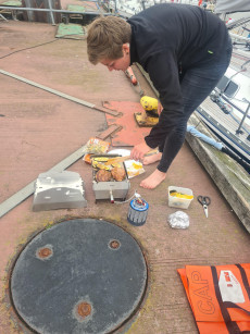 Crewfoto auf dem Marine Ehrenmal | Foto: Privat