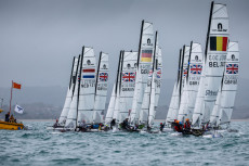 Frederic und Catharina im Nacra 15 | Foto: Paul Wyeth / RYA