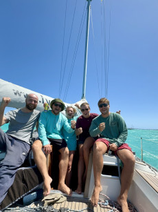 Crewfoto vor der Abfahrt auf den BVIs | Foto: Privat