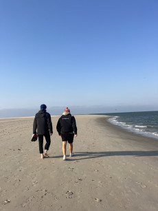 Sundowner am Strand von Borkum | Foto: Clara