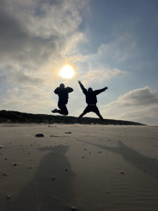 Sundowner am Strand von Borkum | Foto: Clara