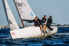 LYC Liga-Team auf dem Podium | Foto: DSBL/Sailing Energy