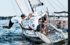 Jonathan, Fleur, Linn, Henrik für den LYC | Foto: DSBL/Sailing Energy