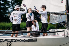 Jonathan, Fleur, Linn, Henrik für den LYC | Foto: DSBL/Sailing Energy