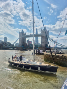 Ankunft London mit der Flying X | Foto: Imke Krause