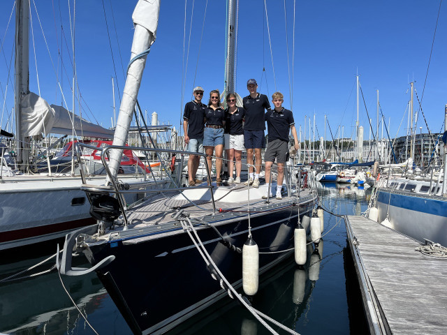 Crewfoto vor der Biskayaüberquerung | Foto: Privat