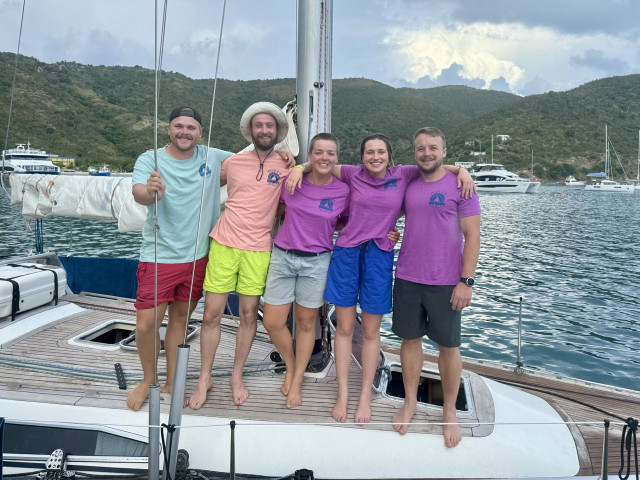 Crewfoto vor der Abfahrt auf den BVIs | Foto: Privat