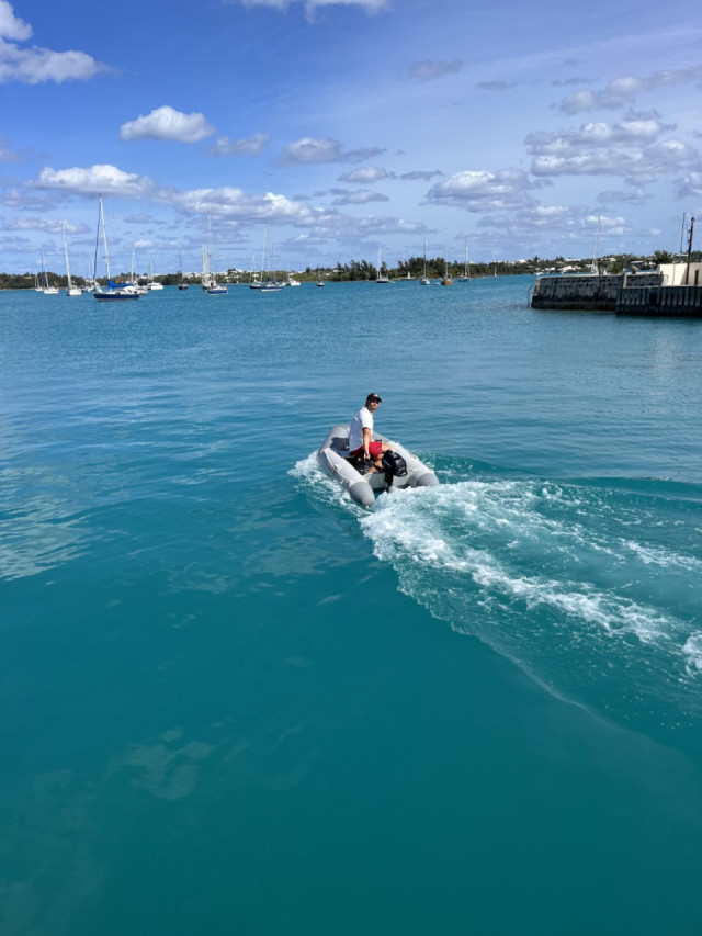 Dinghyfahrt vor St. George | Foto: Clara