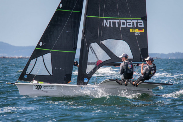 49er Junior Worlds in Spanien | Foto: Real Federación Gallega de Vela