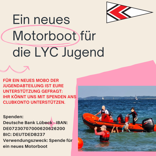Neues Motorboot für die LYC-Jugend | Foto: LYC