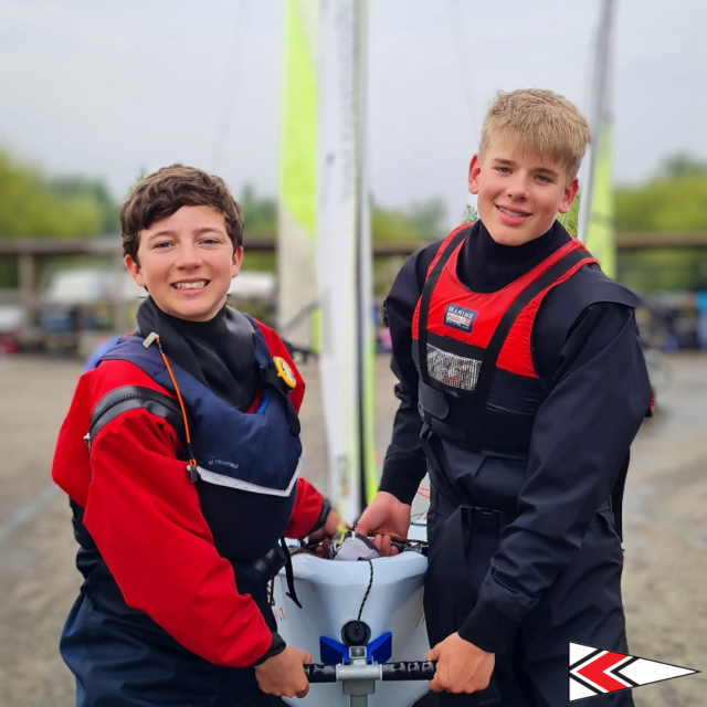 Hannes und Ole bei der RS FEVA WM | Foto: LYC-Leyer