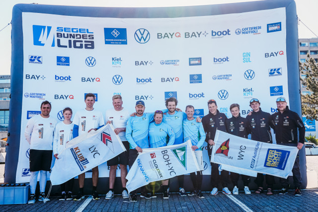 LYC Liga-Team auf dem Podium | Foto: DSBL/Sailing Energy