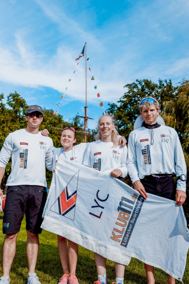 Jonathan, Fleur, Linn, Henrik für den LYC | Foto: DSBL/Sailing Energy