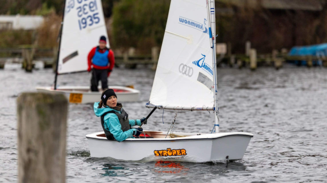 Siegerin Undine Höfener hier | Foto: Christian Beeck/segel-bilder.de