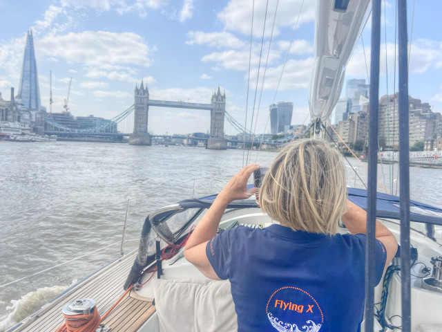 Ankunft London mit der Flying X | Foto: Imke Krause