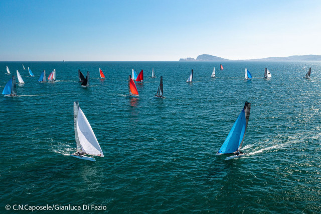 Downwind mit Gennaker. Bei Traumwetter. | Foto: Veranstalter