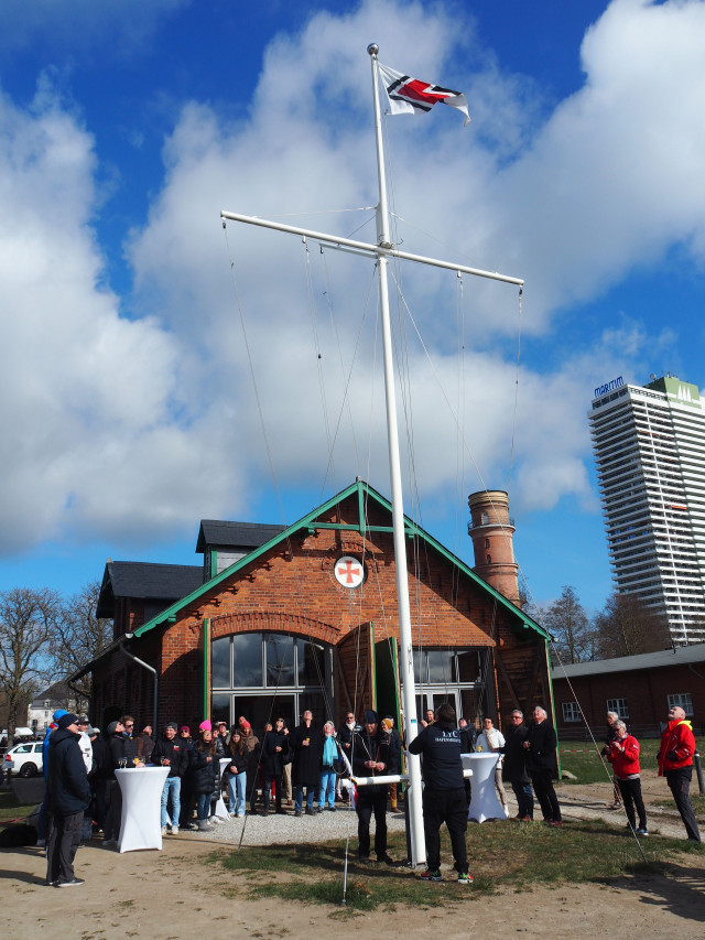 Der Stander des LYC ist gehisst | Foto: Knaxy Lassen