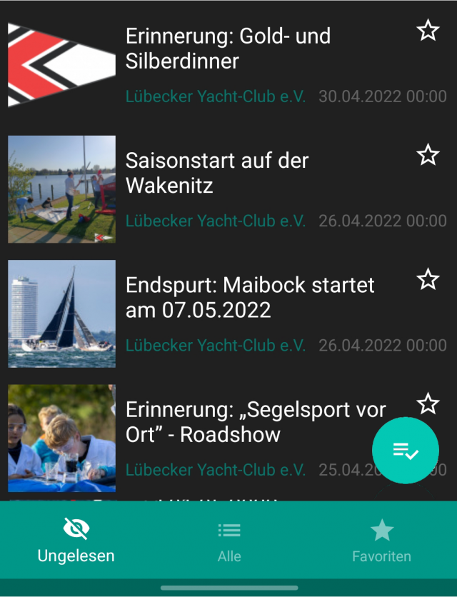 LYC RSS-Feed im Adroid-Reader 