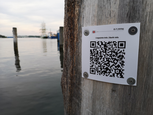 QR-Code für Liegeplatzinfo | Foto: Mike Gahn